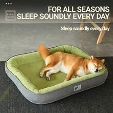 All Season Extra Large Comfortable Pet Bed - Removable And Washable, Soft Polyester Material, Durable Pet Mat, Suitable For Small, Medium And Large Dogs And Cats - Multicolor - View 11