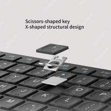 Lenovo 2.4G Wireless Keyboard, Business Office Home Use Slim Wireless Keyboard, Multi-Device Compatible, Classic Color Keyboard - Black - View 4