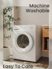 1/2 Peças Fronha Respirável e Leve, Sem Enchimento, Fronha Macia com Fechamento de Envelope, Sem Rugas, Fronha de Fita de Cetim Fofa, Melhor Sono para Cabelo e Pele, Adequada para Quarto, Roupa de Cama, Ultra Macia e Respirável, Fronha Macia para Dormir, Lavável em Máquina, Adequada para Sala de Estar e Uso Doméstico, Decoração de Quarto, Decoração de Ambiente, Certificada OEKO-TEX - Multicolorido - Visão 5