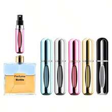 1 Pcs Travel Refillable Atomizer Sprayer For Perfume And Cologne Travel Bottle, Mini Perfume Refillable Bottle Perfect For Pockets - Hồng - Xem 4