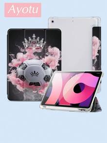 Ayotu 1个皇冠足球图案平板电脑保护套和Kindle电子书保护套,适用于iPad 10代、iPad 11/iPad Air 4/iPad Air 7/9.7英寸、Galaxy Tab A9 Plus、Kindle(11代-2024年发布)(6英寸)、Kindle Paperwhite 12代(2024年发布),绝佳节日礼物,时尚简约设计 - 彩色 - 查看 4