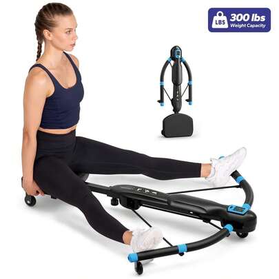 300Lbs Capacity Seated Ab Crunch Core Trainer - Dragonfly-Style Ab Machine With LED Display For Home Gym