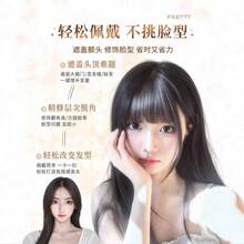 3D Cartoon Bangs Wig, Easy To Wear, Fits All Face Shapes - Dark Brown - View 6