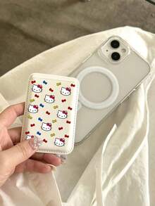 SANRIO Ví đựng thẻ Hello Kitty, thiết kế hoạt hình dễ thương, có thể đựng thẻ ngân hàng/thẻ ID. Hoàn hảo cho phái nữ, một món quà tuyệt vời cho ngày Valentine, với thiết kế ngộ nghĩnh. Tương thích với Android và hầu hết các điện thoại thông minh, quà tặng cho mẹ, gia đình, bạn bè, trẻ em, sinh nhật, ngày lễ. Phụ kiện ốp lưng điện thoại, miếng dán điện thoại. - Nhiều màu - Xem 4