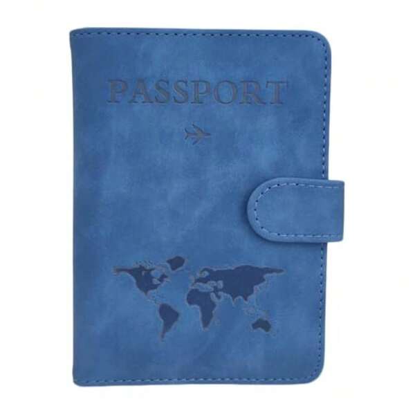 Travel Passport Wallet Cover Case RFID Blocking Passport Holder. A Variety Of Colors For Choosing From Will Fit For Both Men And Women A Nice Gift For Family Friends And Colleagues. Red Brown