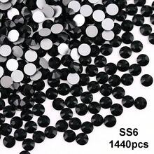 SS6 2MM-SS30 6.4MM, 7 Sizes, Non-Hot Fix, Adhesive Round Flat Bottom Glass Crystal Rhinestones, Multi-Color Crystal Gemstone Jewelry Beads DIY Glass Stone Diamond Design Accessories, Glitter Nail Art Stickers Decoration, Suitable For Phone Cases, Clothes, Bags, Shoes, Crafts - Multicolor - View 64