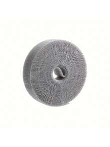 1 Roll/3 Rolls 1cm X 300cm/100cm Black/White/Gray Cable Organizer, Back-To-Back Hook And Loop Strap, Nylon Self-Adhesive Hook Tie Wrap, Cable Management, Multi-Purpose Binding Strap - Multicolor - View 7