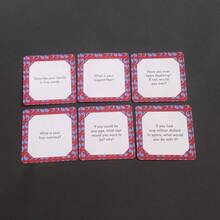 Mini Couples Card Game, Time Card Party Board Game - Multicolor - View 3