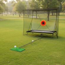 CuisinSmart 10 X 8 Ft Golf Net,Golf Practice Hitting Net With Automatic Ball Return,Portable Golf Net With Carry Bag,Heavy Duty Golf Training Net For Golfers Backyard Driving Chipping Swing - màu đen - Xem 2