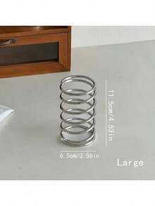 1 hộp đựng bàn chải đánh răng bằng thép không gỉ, giá đựng kem đánh răng và bàn chải đánh răng đa chức năng, kệ phòng tắm và bàn trang điểm, giá đựng mỹ phẩm, giá để ráo nước, phụ kiện phòng tắm, hộp đựng bàn chải đánh răng, phụ kiện trang trí phòng tắm. - Bạc - Xem 7
