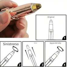 1pc New Electric Eyebrow Trimmer, Lipstick Eyebrow Trimmer, USB Rechargeable, Women's Household Hair Remover, Mini Shaver Eyebrow Trimmer, Portable Facial Hair Remover Eyebrow Pencil New - Multicolor - View 4