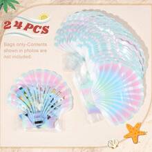 Hangover Kit With Seashells, Beach Bachelorette Party Bags, Last Toast At Home, Recovery Kit, Resealable Bag For Emergency Travel Supplies - 24 món + Vỏ sò nàng tiên cá óng ánh - Xem 4