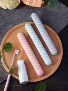 1/3/5 cái Hộp đựng bàn chải đánh răng du lịch cầm tay, phù hợp cho bàn chải đánh răng thủ công và điện, áp dụng cho phòng tắm, phòng tập gym, du lịch, kỳ nghỉ, du thuyền, bãi biển, cắm trại ngoài trời, ký túc xá và các tình huống khác - Nhiều màu - Xem 4