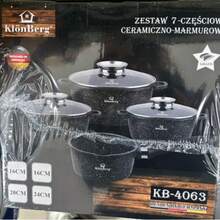 5pcs Nonstick Soup Pot Set, Suitable For Induction Cooktop And Gas Stove - Black - View 7