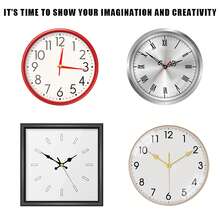 3pcs Quiet Quartz Movement, 2pcs 16mm Shaft Length, 1pc 23mm Shaft Length, 3 Sets Of Clock Hands, For DIY Clock, Repair, Replacement, Gifts - Multicolor - View 11