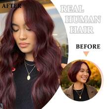 Body Wave Tape In Hair Extensions Real Human Hair 20pcs Tape Ins Human Hair Extensions Dark Wine Human Hair Tape In Soft Skin Wet And Invisible - S99J - View 8