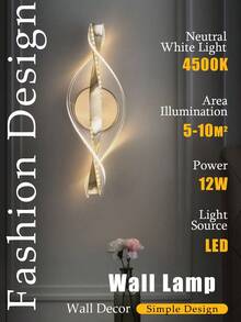 Gold/Black Acrylic Wall Lamp With Cloud/Snowflake Pattern, Suitable For Bedroom, Living Room, Dining Room And Other Home Decor Lighting