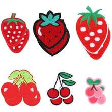 12 PCS Cherry Patches Iron On, Strawberry Repair Embroidered Appliques Embroidered Decorative Sew On Patches Applique For Clothes Pants Hats Jeans Jackets Backpacks - / - View 1