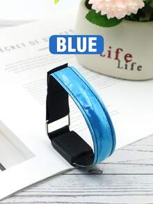 LED网格发光臂章 反光LED灯臂章，派对用品，运动腕带，适用于跑步、徒步旅行、露营、派对，可充电 - 彩色 - 查看 16