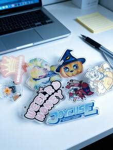 1pc Customized Acrylic Pin,Personalized Photo Pin,Unique Bag Accessories, Jackets & Backpacks, Creative Gift For Teens, Artists, Or Cosplay Fans,Small Gift, Fashionable, Colorful, Cute, Simple, Kawaii, Unique Personalized Customized Gifts,Back To School Gift,Ideal For Birthday,Wedding,Valentine's Day, Mother's Day,Anniversaries& Special Occasions - Multicolor 4 - View 7