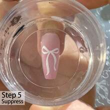 高品质美甲印花板，哥特字母印花美甲模板，26个英文字母美甲印花板，透明硅胶印花印章，美甲工具 - 薄荷綠 - 查看 7