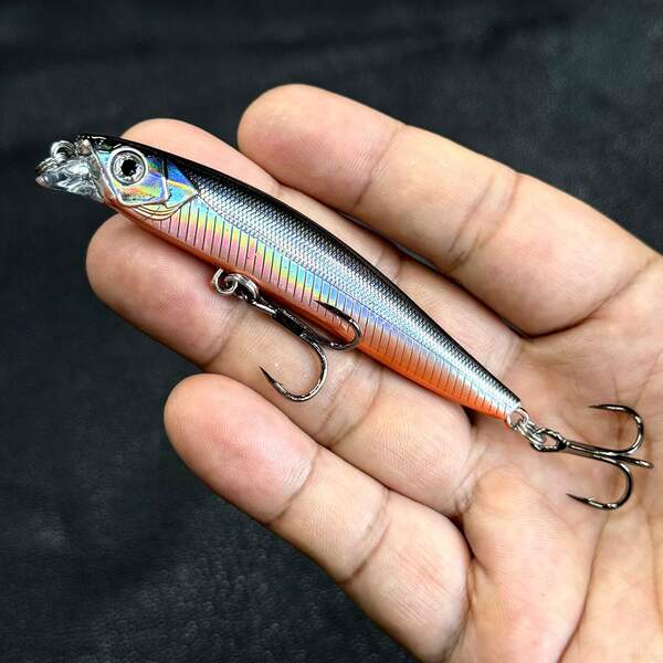 8.5cm 16.5g Sinking Pencil Fishing Lure, Laser Bionic Design, Long Distance Casting Quick Retrieval Fishing Lure