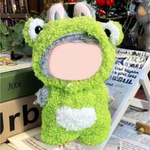 Set de costume drăguț cu tematică animală - păpuși de pluș albină/dinozaur/rață, figurine decorative adorabile, cadou creativ pentru fete (articol de Ziua Îndrăgostiților moale și vindecător) - Costume de păpușă 4 - Vizualizare 10