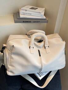 大容量运动健身包，防水分隔设计，男士旅行包，适合游泳、短途旅行和旅游 - 彩色 - 查看 1