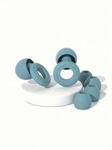 1 para wielokrotnego użytku silikonowych zatyczek do uszu, zawiera 3 pary dużych/średnich/małych końcówek dousznych - miękkie i wygodne zatyczki do uszu, odpowiednie do spania, pływania, koncertów i nauki - mieszane kolory, dobrze dopasowane, dyskretny design, trwały materiał, niezbędne do zatyczek do uszu zaprojektowanych na koncerty, silikonowe zatyczki do uszu, specjalnie zaprojektowane do snu, super dźwiękoszczelne urządzenie, ochrona przed hałasem, nakładka przeciw chrapaniu, nauka chrapania, nauszniki anty-hałasowe - Wielokolorowe - Zobacz 4