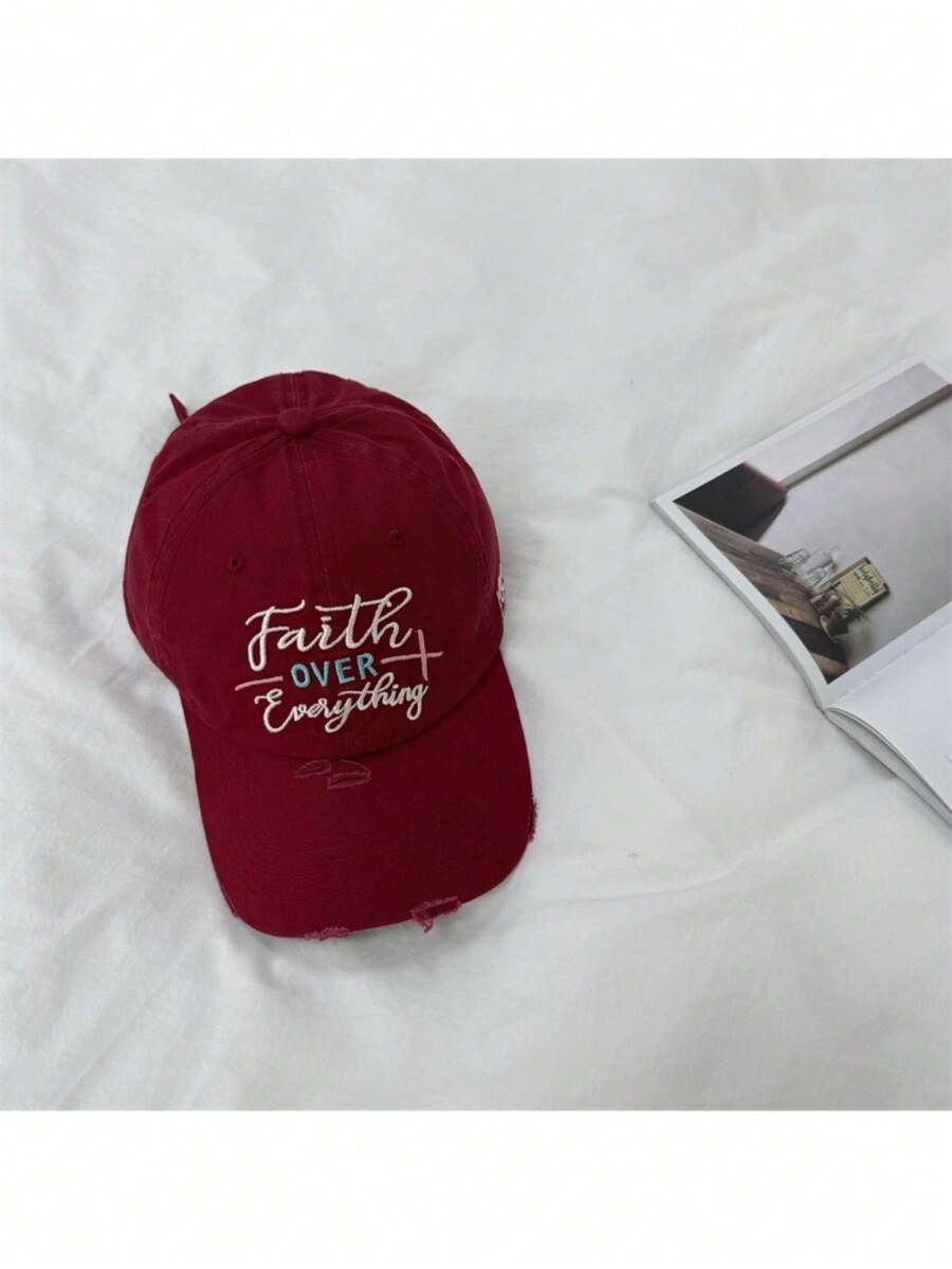 Baseball Caps - Wine Red - View 1