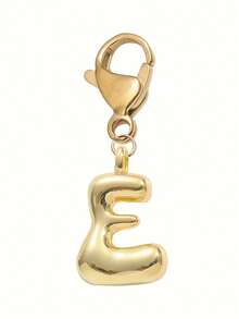 1Pc Lucky Keychain, Letters A-Z Pendant, Shiny Alloy Bag And Backpack Pendant, Perfect Gift For Birthdays And Special Occasions Keychain Ring Bag Backpack Pendant Car Pendant Gift For Women And Men, Wallet And Handbag Additions, Bag Pendant, Wallet Pendant, Lady Keychain Valentine's Day Gifts For Women: Car Keychains - Multicolor - View 32