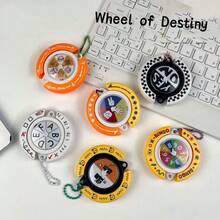 New Arrival Fortune Wheel Keychain Pendant, Best Companion For Indecisive People, Creative Bag/Backpack Accessory, Ideal Gift For Friends - Multicolor - View 2