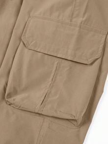 Quần jogger kaki nam kiểu dáng thường ngày, thích hợp cho mùa xuân/hè. - Màu Khaki - Xem 7