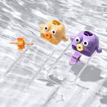 1pc Cartoon U-Shaped Faucet Splash Guard Extender, Bathroom Sink Accessory Easy Installation Tool, Universal For Home Kitchen Bathroom Faucets - Multicolor - View 6