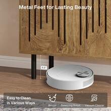 Tribesigns Set Of 2 Sideboard Buffet Cabinet With Storage, 59" Buffet Cabinet Sideboard Cabinet With Doors & Adjustable Shelves, Freestanding Accent Storage Cabinet For Living Room - Gỗ Burly - Xem 7