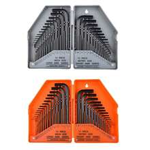 30件套六角扳手套装，公制和英制六角扳手，带收纳盒，黑色氧化处理，L型六角扳手，扭力手柄，高杠杆比，长短扳手，易于整理（9/30件套） - 扳手套裝 - 查看 7