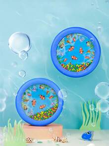 Wave Drum Percussion Musical Instrument, Wooden Wave Drum, Drum Toy With Simulated Wave Sound