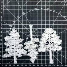 复古秋冬松树剪影金属切割模具，DIY剪贴簿相册卡片家居装饰节日贺卡手工工艺品 - 單件 - 查看 5