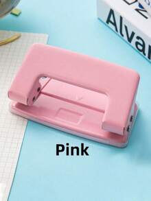 1pc Manual Hole Punch - Portable Hole Puncher With Punching Die, Suitable For Binding Loose-Leaf Files, Organizing Binders - No Battery Required, Applicable For Office, Student, DIY, Office - For Paper, Cardboard (Manual Hole Punch) - No Power Supply Needed - Multicolor - View 13