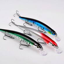 PRO BEROS PROBEROS 1PC 米诺饵，16.8厘米/24.8克，海水钓鱼路亚，颤泳饵，冲浪钓鱼配件和装备，水面路亚，大比目鱼和鲈鱼钓鱼路亚 - 彩色 - 查看 8