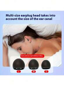 1 para wielokrotnego użytku silikonowych zatyczek do uszu, zawiera 3 pary dużych/średnich/małych końcówek dousznych - miękkie i wygodne zatyczki do uszu, odpowiednie do spania, pływania, koncertów i nauki - mieszane kolory, dobrze dopasowane, dyskretny design, trwały materiał, niezbędne do zatyczek do uszu zaprojektowanych na koncerty, silikonowe zatyczki do uszu, specjalnie zaprojektowane do snu, super dźwiękoszczelne urządzenie, ochrona przed hałasem, nakładka przeciw chrapaniu, nauka chrapania, nauszniki anty-hałasowe - Wielokolorowe - Zobacz 2