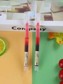 1pc/3pcs/6pcs/10pcs Quick-Drying Signature Gel Ballpoint Pens, 0.5mm Black/Blue/Red Ink, Suitable For Office Supplies, Classroom, Drawing, Markers, Stationery, School Supplies, Birthday, Holiday, Party Gifts - Multicolor - View 8