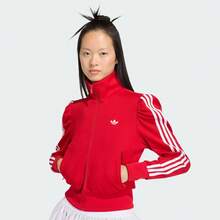 Adidas Originals 女士 FB TT 夹克针织连帽开衫 KS1363 - 紅色 - 查看 4