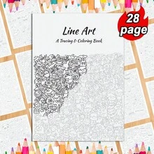Sách tô màu phác thảo quái vật 28 trang, cẩm nang vẽ nhân vật dễ thương với giấy vẽ chất lượng cao, được thiết kế cho người mới bắt đầu vẽ và người sáng tạo truyện tranh, phù hợp cho thanh thiếu niên và người lớn. - A4 - Xem 7
