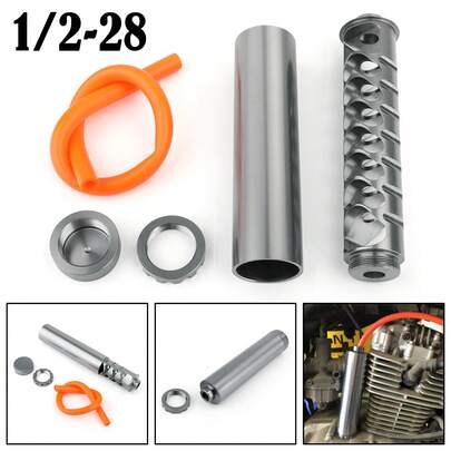 1/2-28 Aluminum Single Core Fuel Filter For NAPA 4003 WIX 24003 OD 1.358" Ti