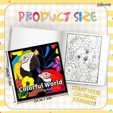 GDTME 1. Sách tô màu BOHO MOON thiết kế tối giản táo bạo: Sách tô màu độc đáo mang chủ đề vũ trụ, dành cho người lớn và thanh thiếu niên, 24 trang minh họa dày dặn (bìa màu ngọc trai), kích thước 7.9 x 7.9 inch, đường nét dày, dễ tô màu, giúp thư giãn và giảm căng thẳng, thích hợp làm quà tặng Ngày Valentine, Lễ Phục Sinh, tựu trường, năm mới hoặc sinh nhật, đồ dùng nghệ thuật, văn phòng phẩm, tài liệu học tập, trang trí phòng. - Nhiều màu - Xem 13