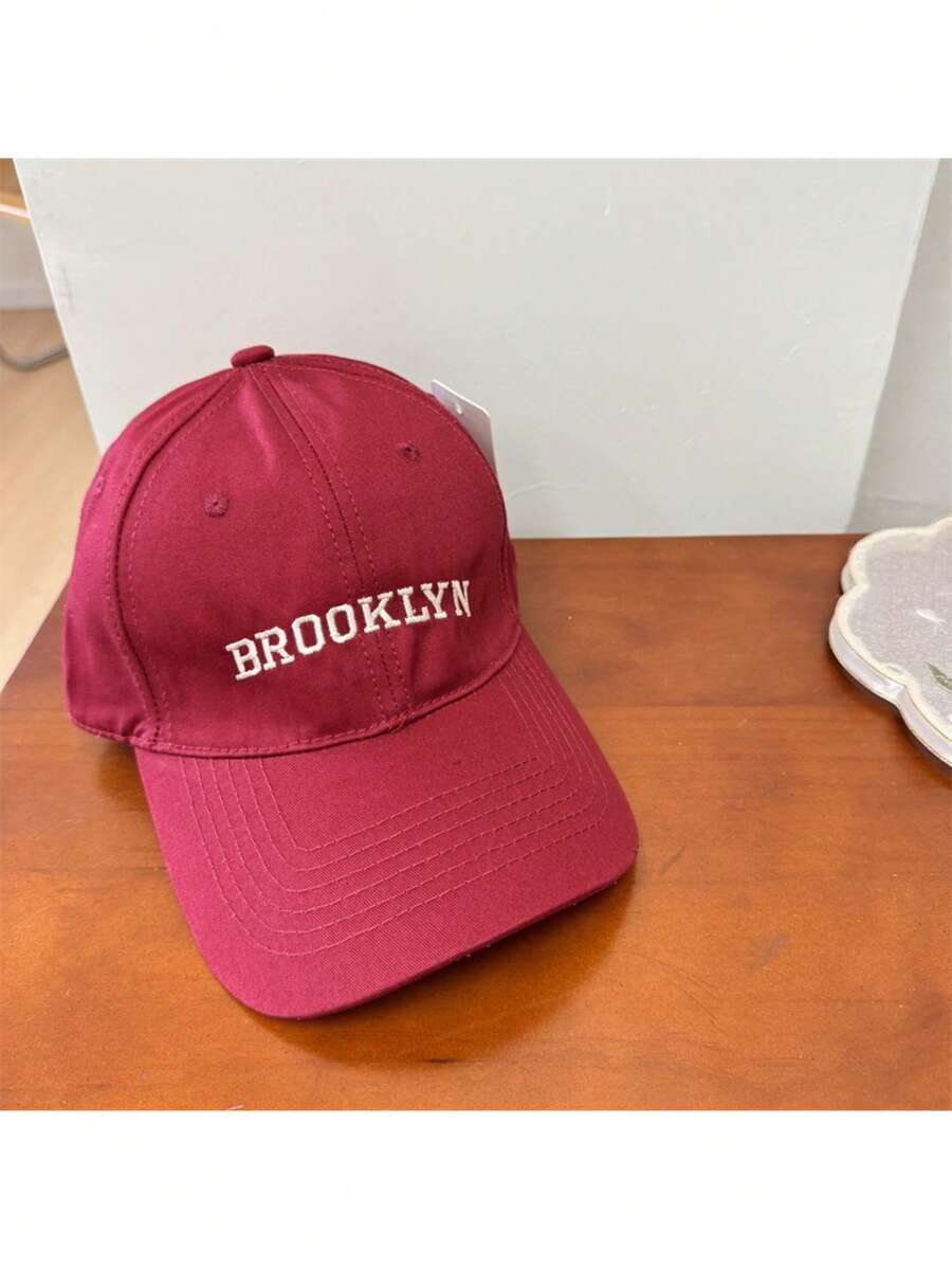 Baseball Caps - Wine Red - View 1