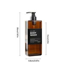 3pcs 500ml/16.9oz Refillable Plastic Pump Bottles, Includes Labels, Reusable For Shampoo, Body Wash, Cosmetics, Bathroom Shower Containers