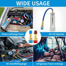 2Pcs R1234yf To R134a Adapter, Quick Couplers Kit R1234yf Refrigerant Recharge Kit, High/Low Side R134a To R1234yf Adapters For R1234yf/R134a Car Ac Refrigerant System Evacuation Recharging