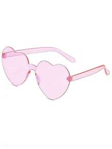 3/6/12 双情人节心形彩色眼镜，3 种颜色：粉色、紫色、红色，趣味透明心形设计，爱情主题，嘉年华/夏季派对礼物，单身派对礼物，情人节礼物，拍照道具，派对用品，也是理想的情人节礼物 - 彩色 - 查看 6
